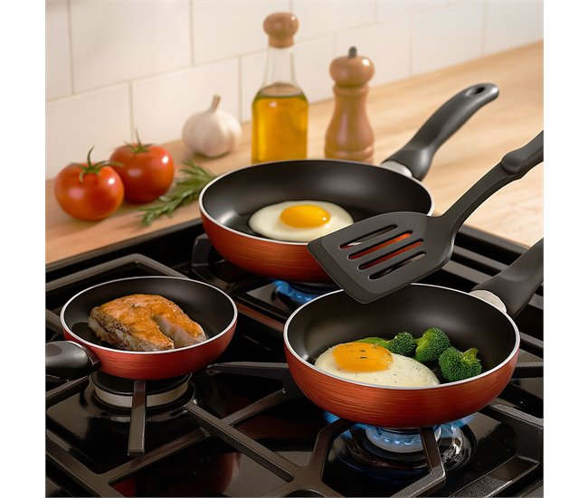 Conjunto de panelas Well Home de 12 peças + 3 panelas Cinza