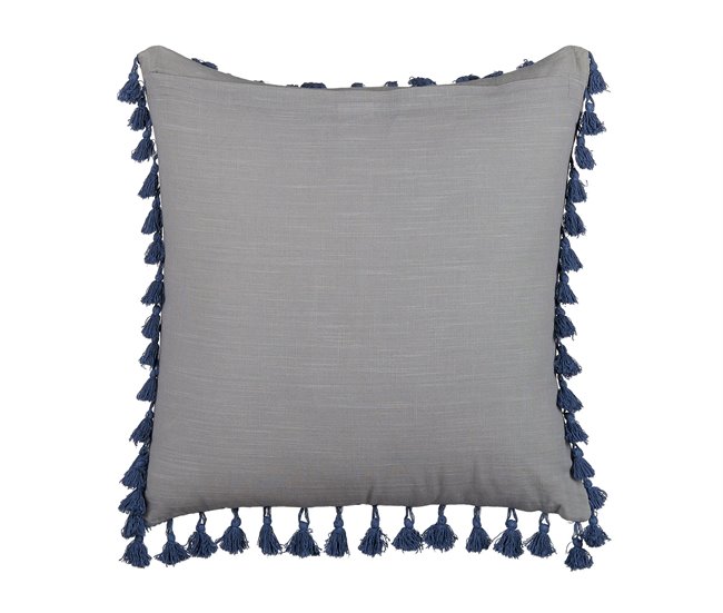 Beliani Almofada decorativa CARPINUS 45x45 Cinza