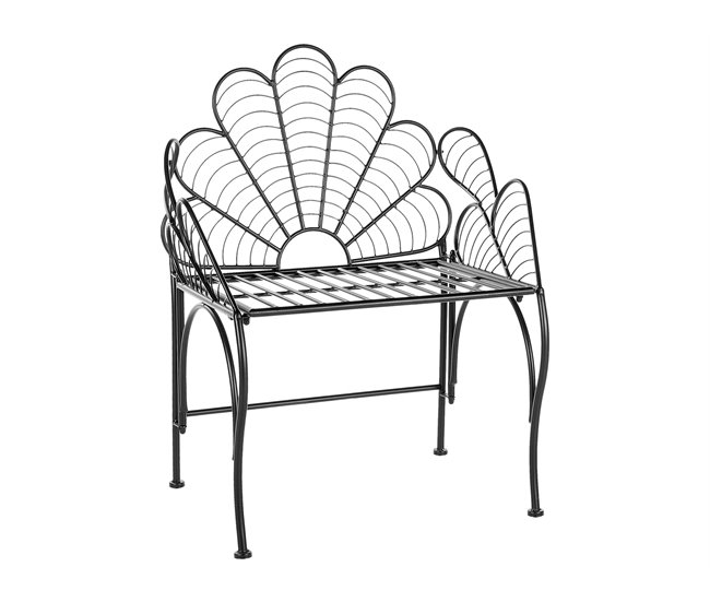 Beliani Cadeira de jardim LIGURIA Preto