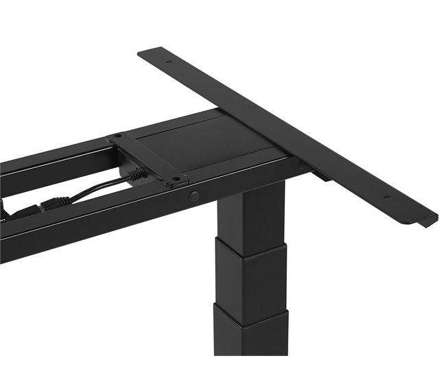 Beliani Secretária DESTIN 130x72 Cinza