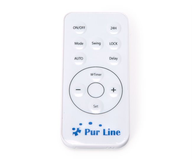 Aquecedor de parede cerâmico 2000 W com visor digital Branco