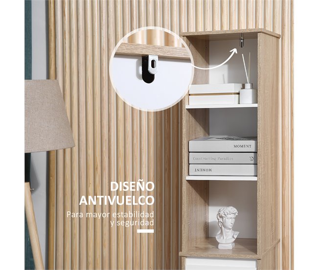 Armário de banheiro alto MDF kleankin, casa - casa de banho 32 Multicor