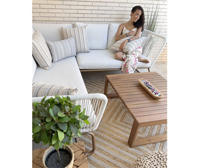 Beliani Pelos curtos PIRLI 140x200 Bege