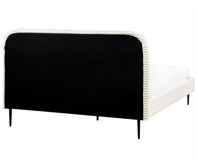 Beliani Cama Bombazine FLAYAT 173x215 Branco