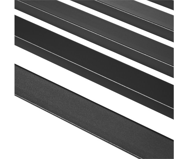 Banco de Jardim Metal Outsunny Preto