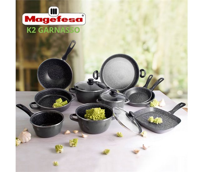 Bateria de cozinha de 7 peças Cromada