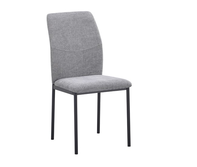 Conjunto de 4 cadeiras MARY cor cinza Cinza