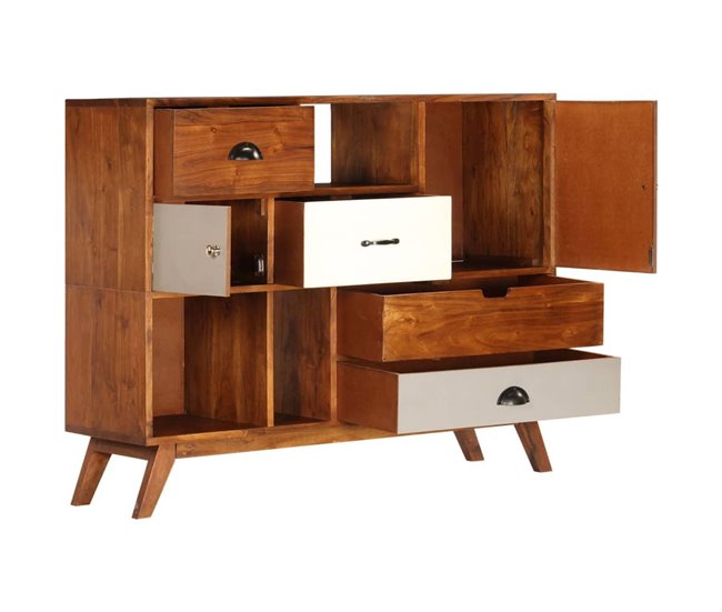 Aparador console armário unidade de armazenamento Castanho