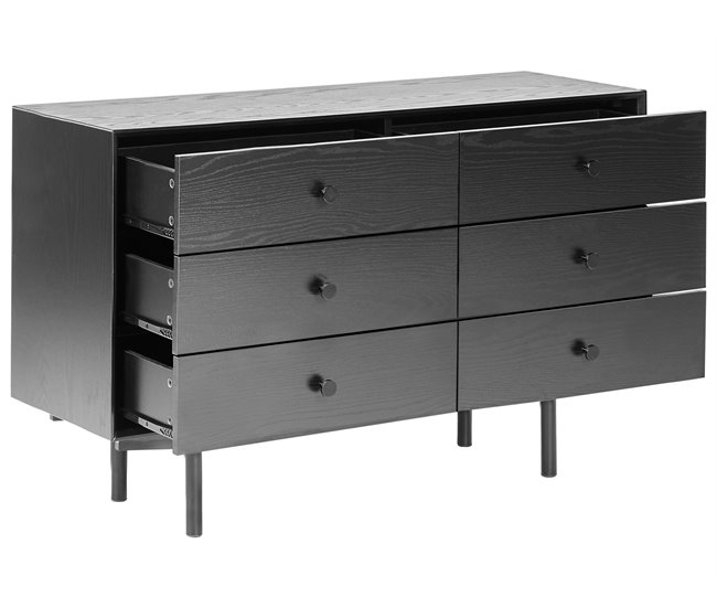 Beliani Cómoda ALCESTER Preto