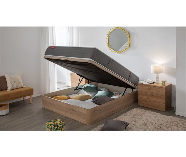 Colchão DREAMLIGHT 8K PIKOLIN de molas de fio contínuo Normablock + sommier grátis Pikolin color branco 