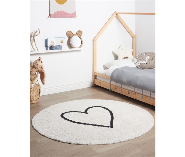 Beliani Pelos curtos HEART Bege