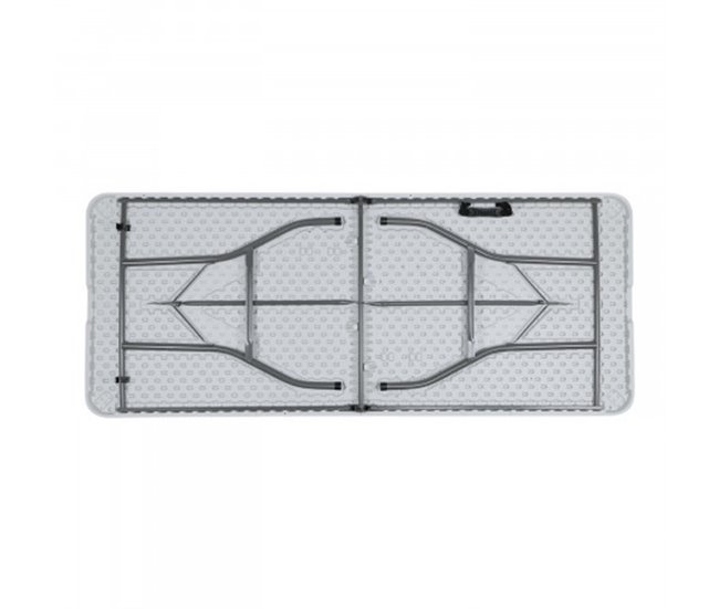 Pack 2 Mesas Dobráveis ​​Retangulares O91 180x74 Branco