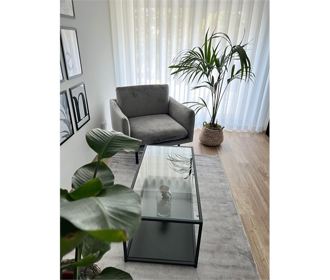 Beliani Pelos curtos GESI II 200x300 Cinza Claro