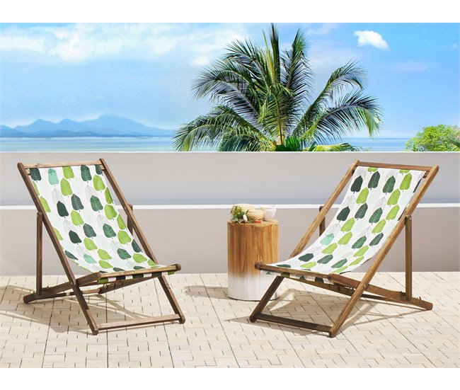 Beliani Cobertura para cadeira de jardim ANZIO/AVELLINO Verde