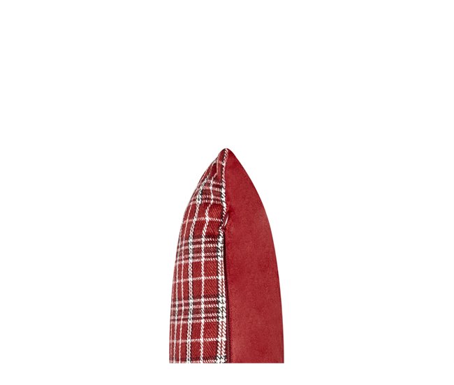 Beliani Almofada decorativa MOCHI Vermelho
