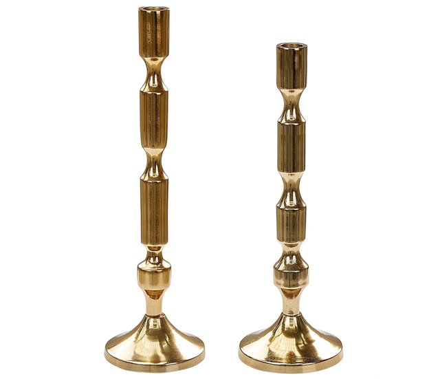 Beliani Candelabro DIKIRNIS Dourado