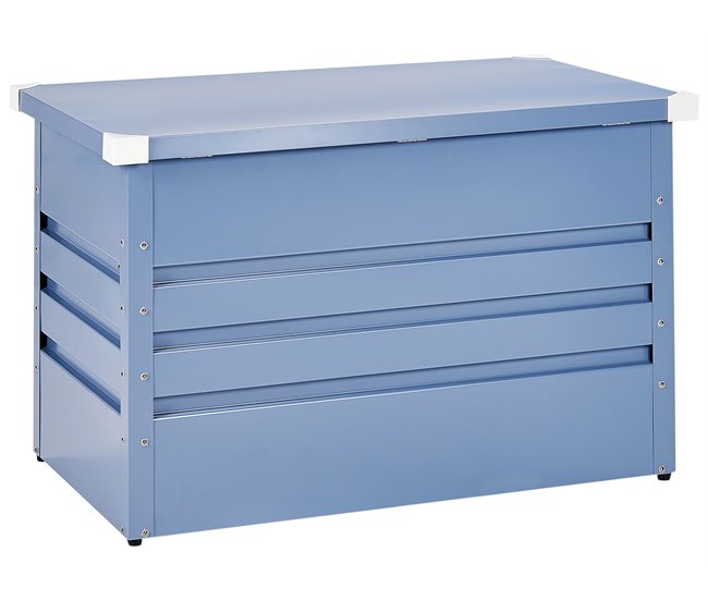 Beliani Caixa de arrumação CEBROSA 100 Azul