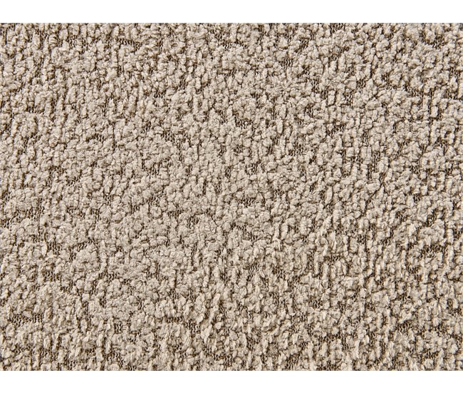 Beliani Cama com estrado Bouclé MIRANDE 189x231 Cinza