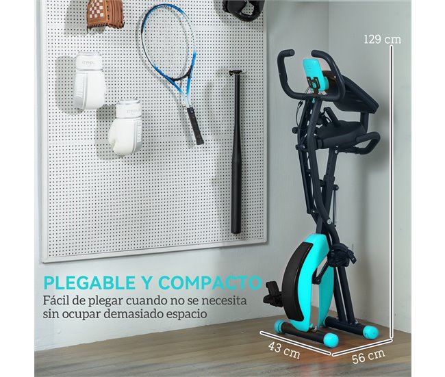 Bicicleta Estática Aço, ABS SPORTNOW Verde