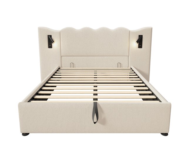 Camas com estrado elevatório