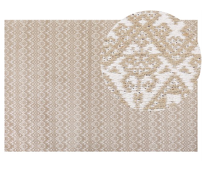 Beliani Entrelaçado ATIMA 200x300 Bege