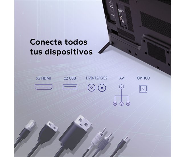 Televisor Smart TV 32 polegadas - TD Systems PRIME32K20GLE Preto
