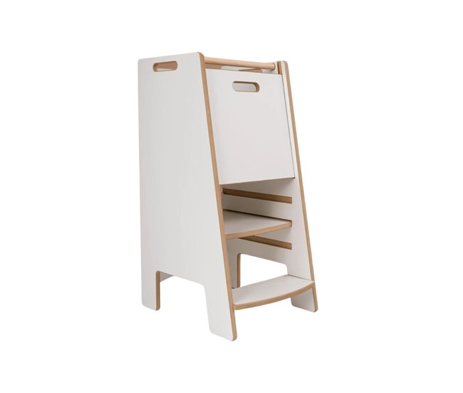 Torre de aprendizagem montessori noway branca