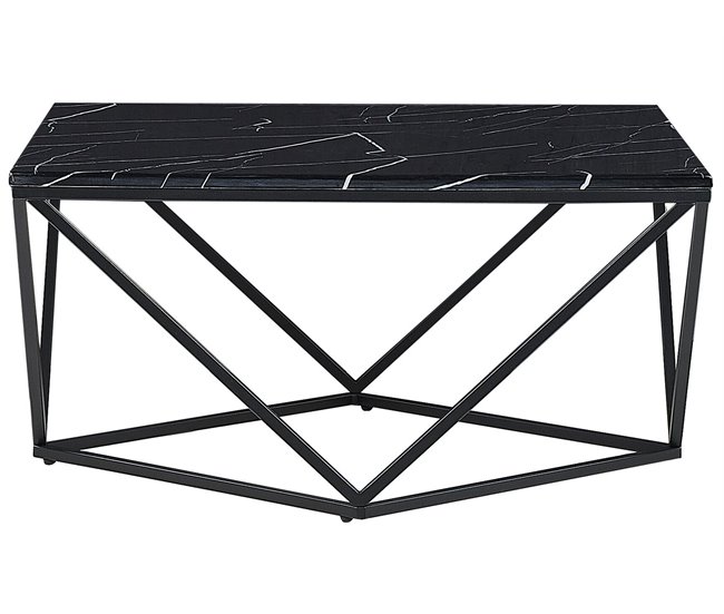Beliani Mesa de centro MALIBU 80x80 Bege