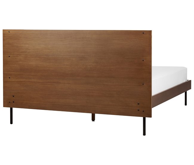 Beliani Cama MDF LIBERMONT 164x208 Castanho