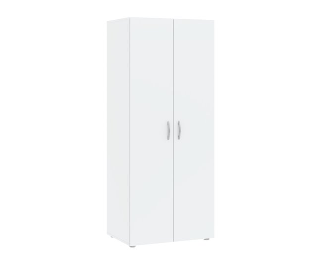 Roupeiro SERIE LEADER portas batentes branco Branco