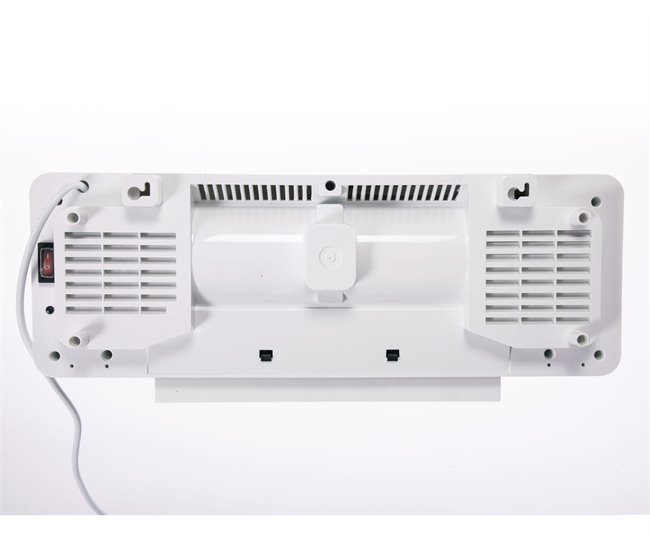 Aquecedor de parede cerâmico 2000 W com visor digital Branco