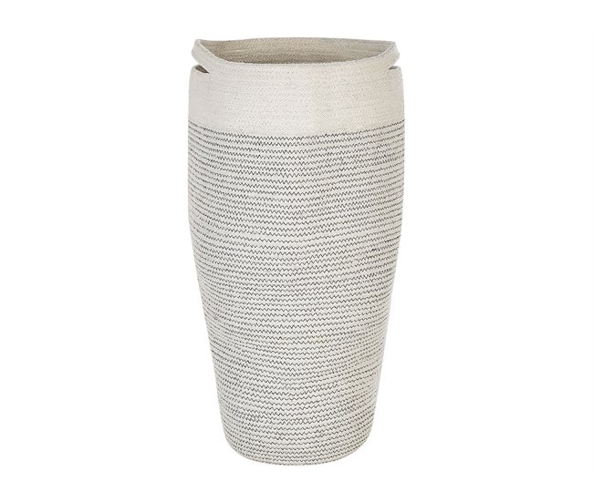 Beliani Armário pequeno para casa de banho ARRAH Branco/ Bege