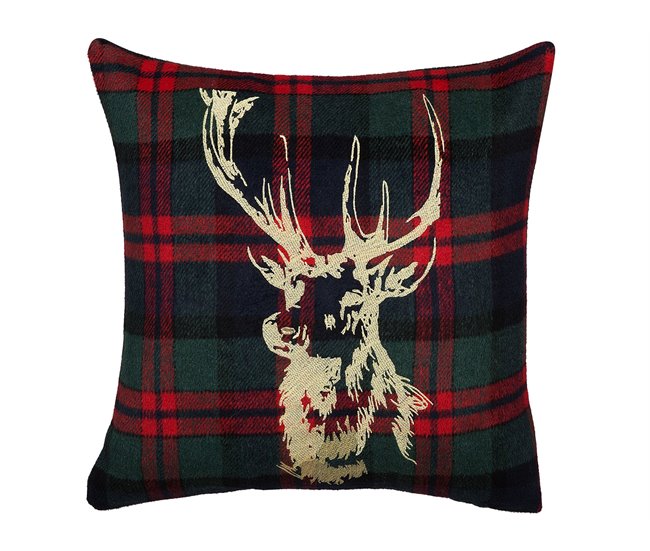 Beliani Almofada decorativa RUDOLPH Multicor