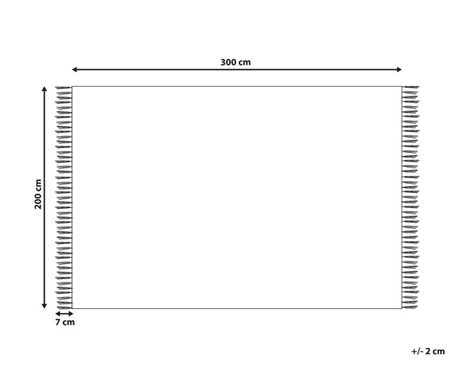 Beliani Kilim KAMARIS 200x300 Multicor