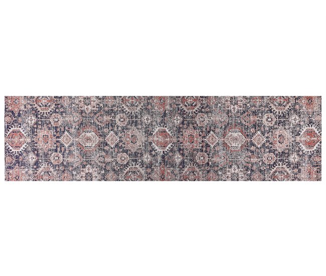 Beliani Pelos curtos KURIN 80x300 Azul