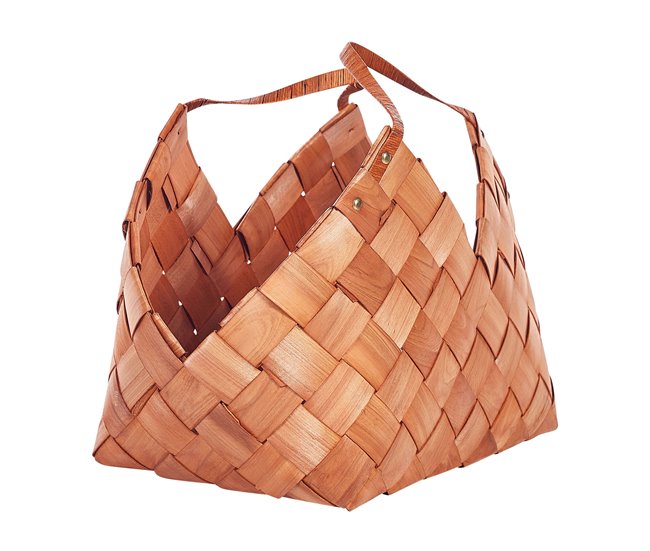 Beliani Cesta QARA Natural