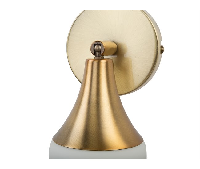 Beliani Candeeiro de parede ANTLER Dourado