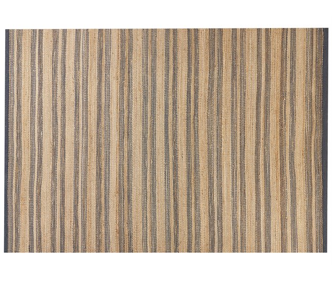 Beliani Entrelaçado BUDHO 160x230 Cinza Escuro