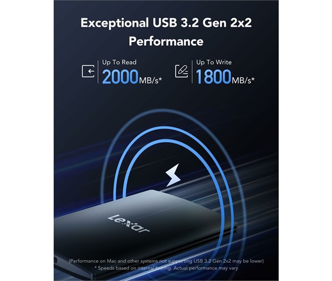 Disco Duro Externo LSL500X001T-RNBNG Preto
