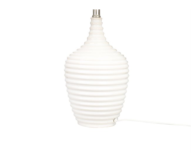 Beliani Candeeiro de mesa CELESTE Creme