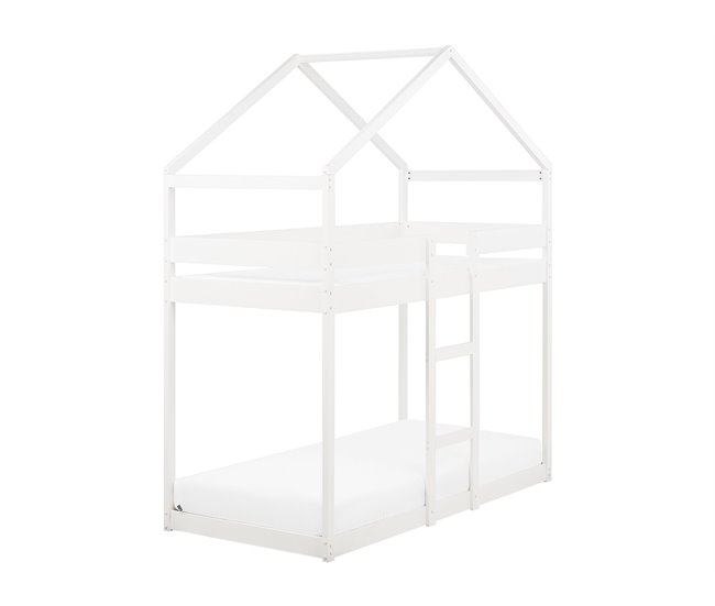 Beliani Beliche Pinho LABATUT 206x92 Branco
