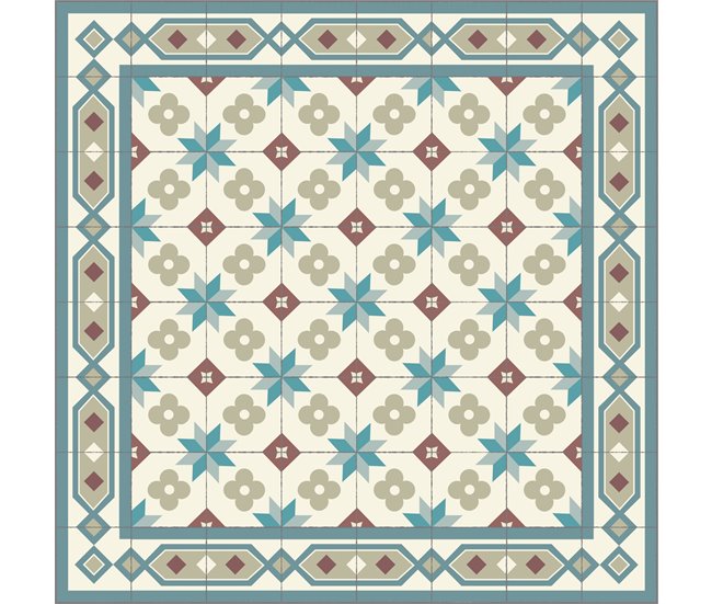 Alfombra DINOPARK 180x180 Multicor