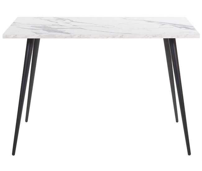 Beliani Mesa de refeições para 4 pessoas SANTIAGO 80x120 Branco