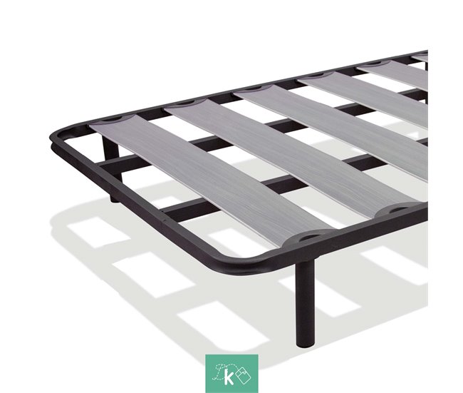 Conjunto Alora Colchão Viscoelástico + Bases de Ripas de faia 