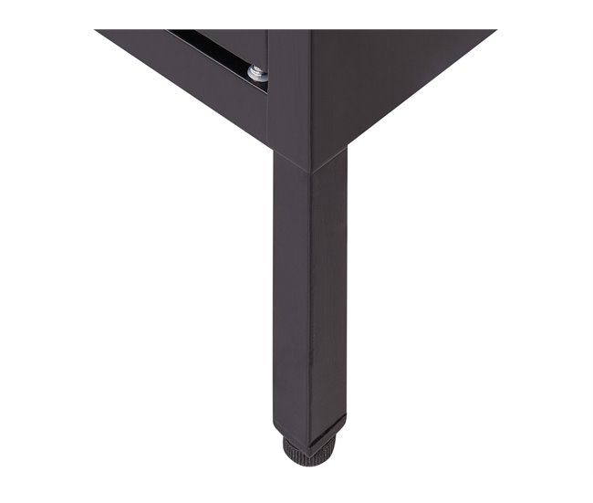 Beliani Vitrina NEWPORT 115 Preto
