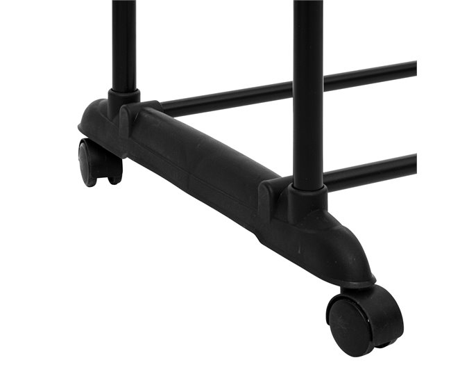 Cabide duplo extensível Preto / Cinza