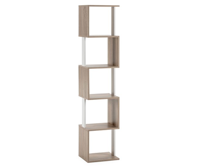 Estante Maldivas 5 espaços 35 Madeira