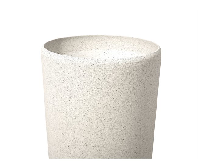 Beliani Conjunto de 2 vasos para plantas ABDERA Bege