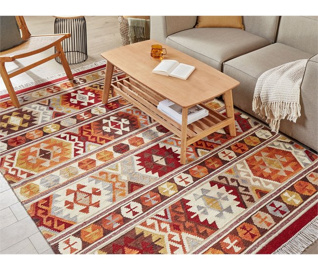 Beliani Kilim AYGAVAN 160x230 Multicor