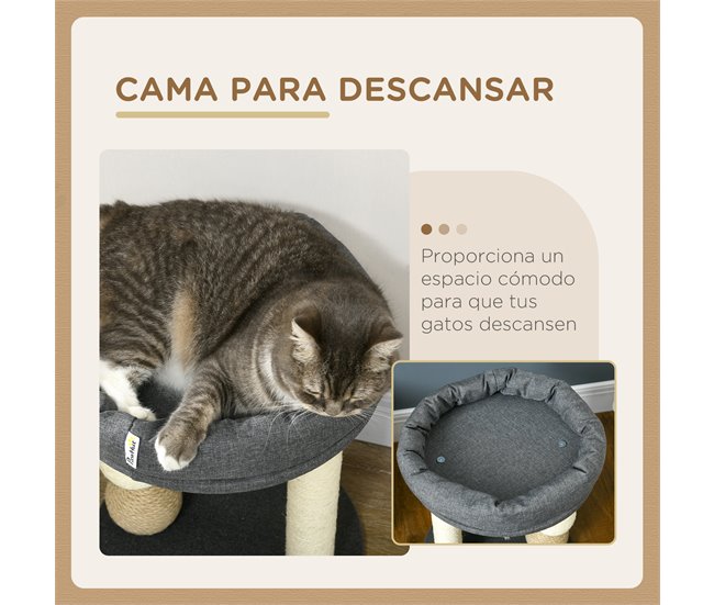 Arranhador para Gatos Cinza